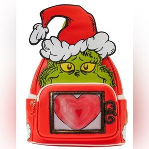 Loungefly Dr. Seuss' How the Grinch Stole Christmas! Lenticular Mini Backpack